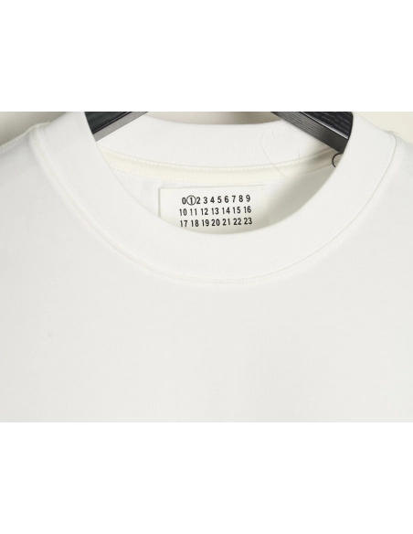 Maison Margiela Moon Phase Round Neck Short Sleeve T-Shirt,MAISON MARGIELA