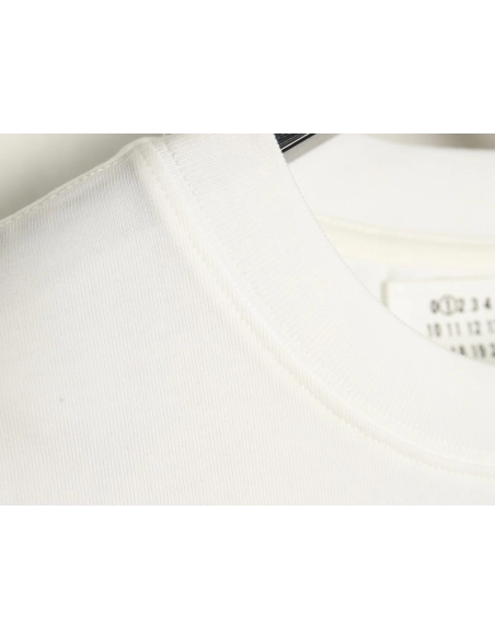 Maison Margiela Moon Phase Round Neck Short Sleeve T-Shirt,MAISON MARGIELA