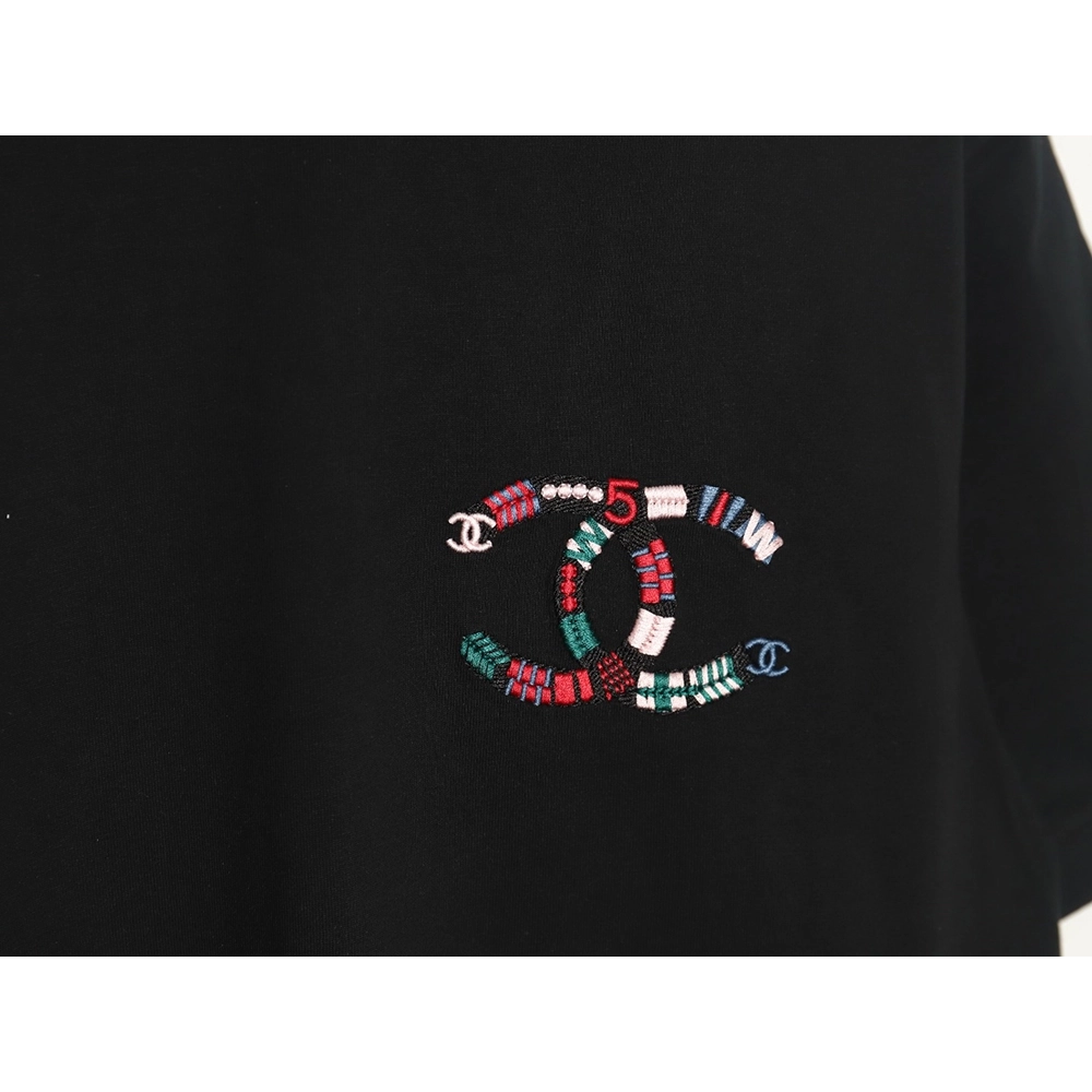 Chanel woven embroidered short sleeves TSK1,Chanel