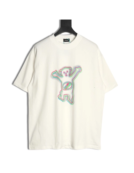 We11 Done Colorful Phantom Bear Print Short Sleeve T-shirt,We11done