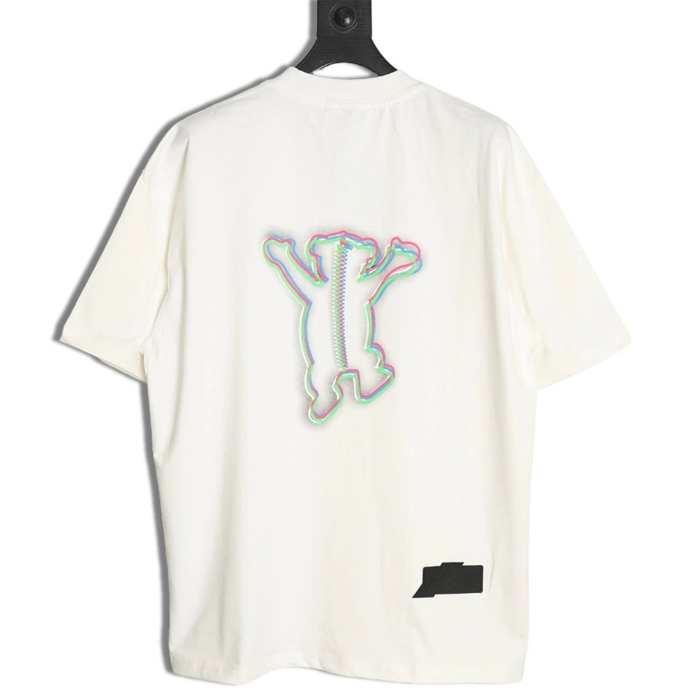 We11 Done Colorful Phantom Bear Print Short Sleeve T-shirt,We11done