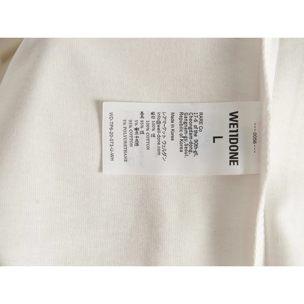 We11 Done Colorful Phantom Bear Print Short Sleeve T-shirt,We11done