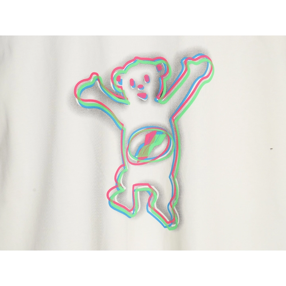 We11 Done Colorful Phantom Bear Print Short Sleeve T-shirt,We11done