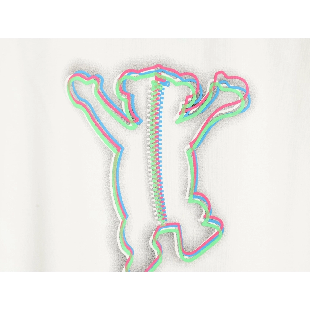 We11 Done Colorful Phantom Bear Print Short Sleeve T-shirt,We11done