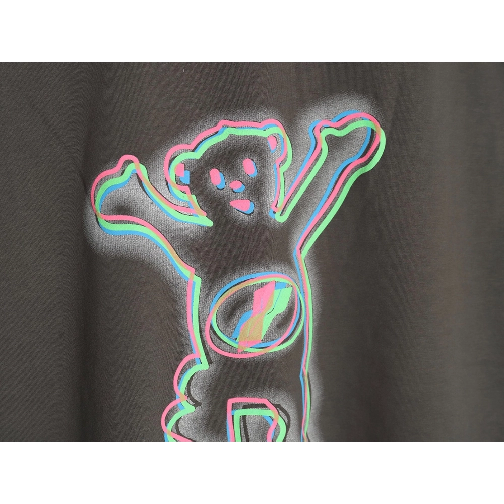 We11 Done Colorful Phantom Bear Print Short Sleeve T-shirt TSK1,We11done