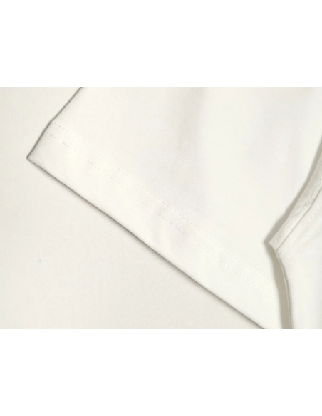 We11 Done leather label silicone 3D print short-sleeved T-shirt TSK1,We11done