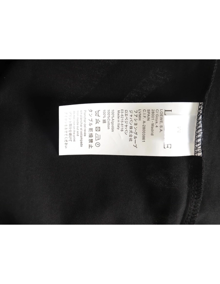 Loewe chest colorful logo embroidery logo short sleeve T-shirt TSK1,Loewe