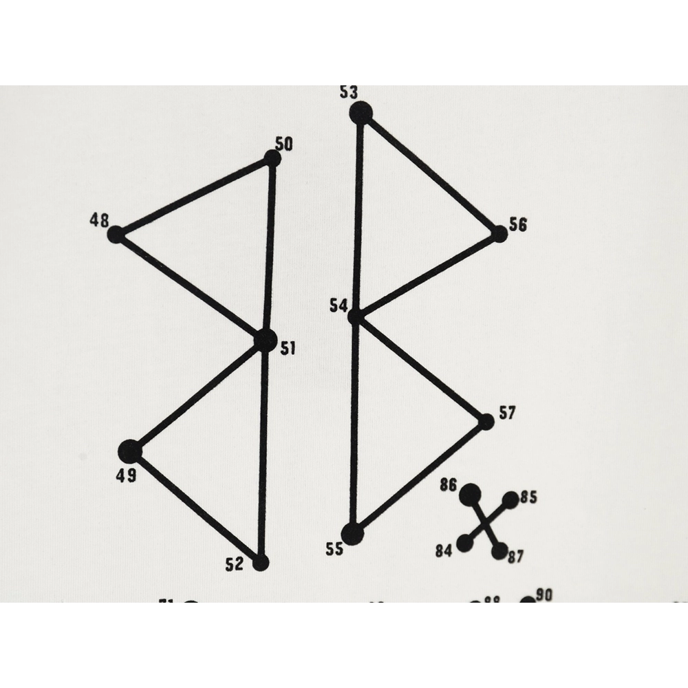 Balenciaga geometric logo double B flocked short-sleeved T-shirt,Balenciaga