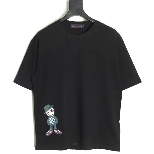 Louis Vuitton digital print short sleeve TSK1,Louis Vuitton