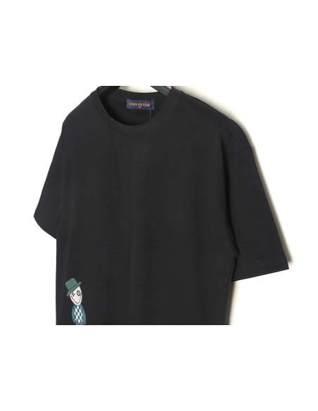 Louis Vuitton digital print short sleeve TSK1,Louis Vuitton