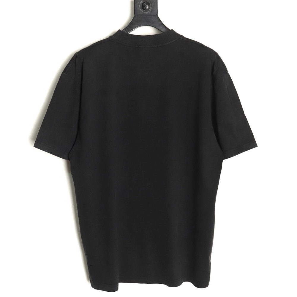 Balenciaga wheat crown logo color printing short sleeve,Balenciaga