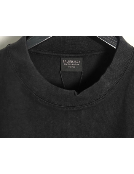 Balenciaga wheat crown logo color printing short sleeve,Balenciaga