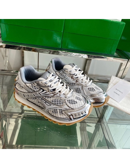 Bottega Veneta Orbit Runner Sneaker  silver,BOTTEGA VENETA SNEAKER