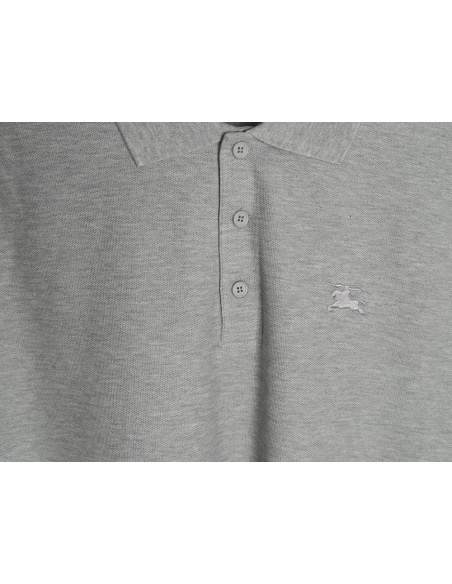 Burberry Warhorse Embroidery Check Shoulder Short Sleeve Polo Shirt TSK1,Burberry