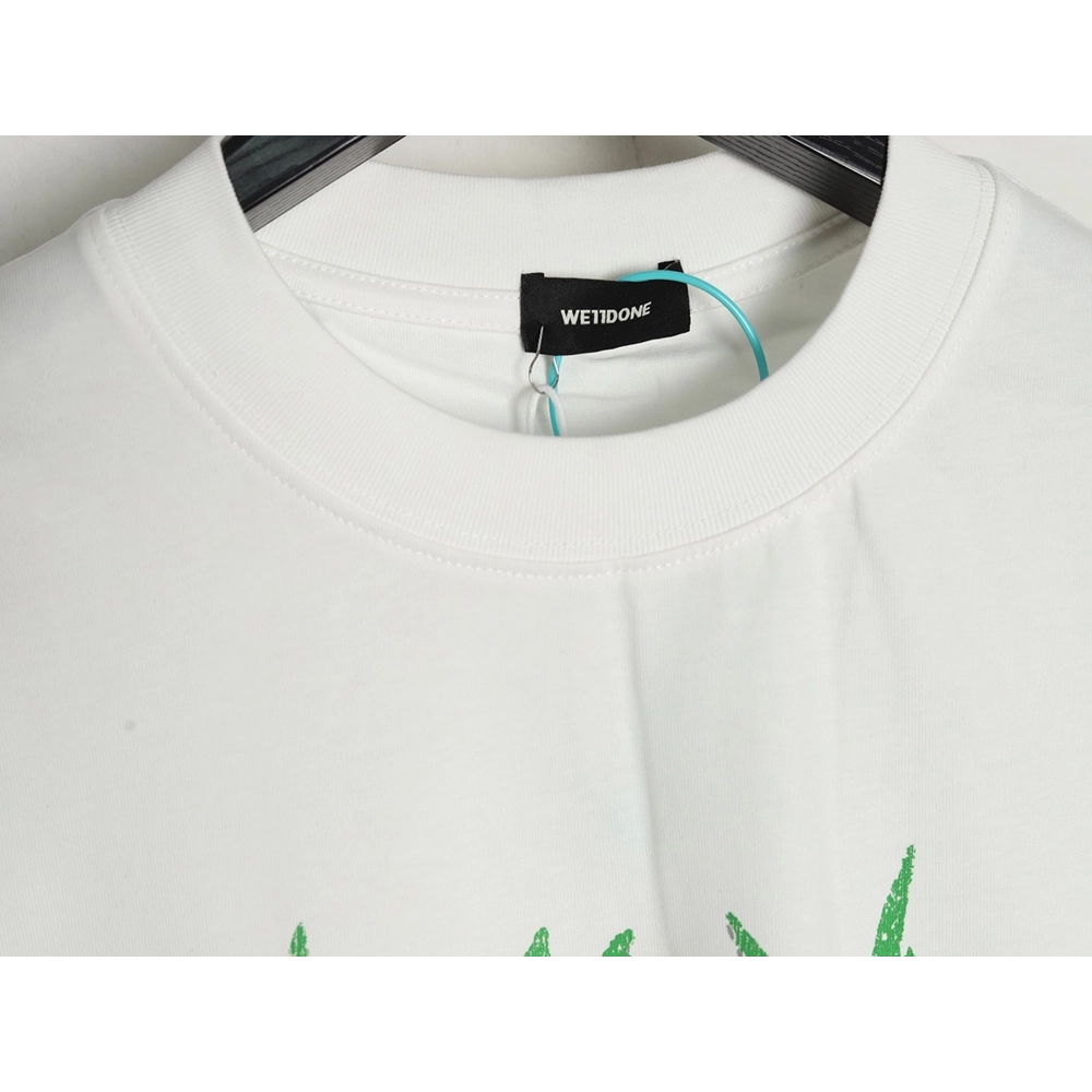 We11Done Gothic font print monster sketch short-sleeved T-shirt,We11done