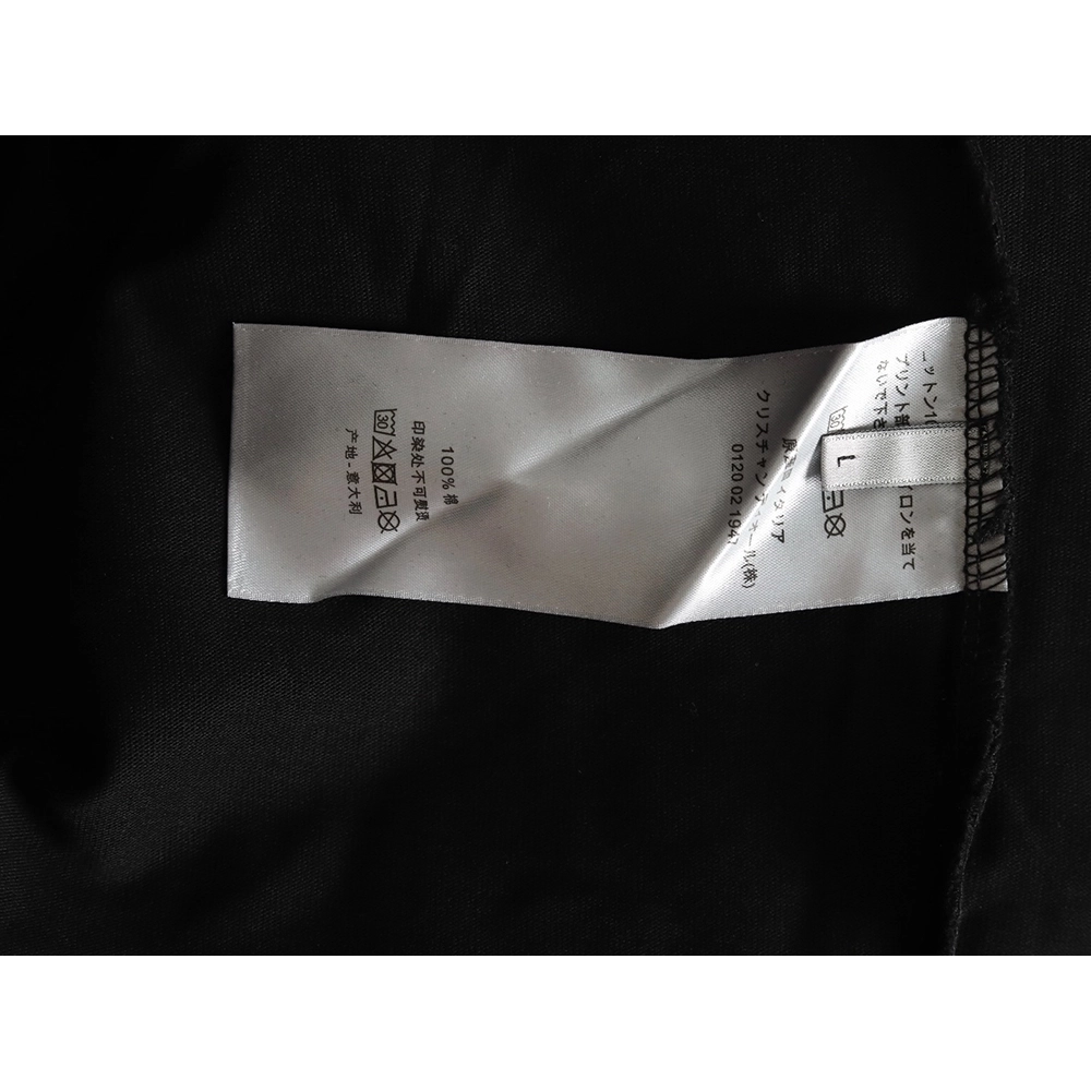 Dior &amp; Stone Island Embroidered Letter Compass Short Sleeve T-Shirt TSK1,Dior