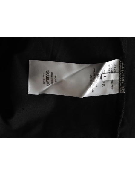 Dior &amp; Stone Island Embroidered Letter Compass Short Sleeve T-Shirt TSK1,Dior