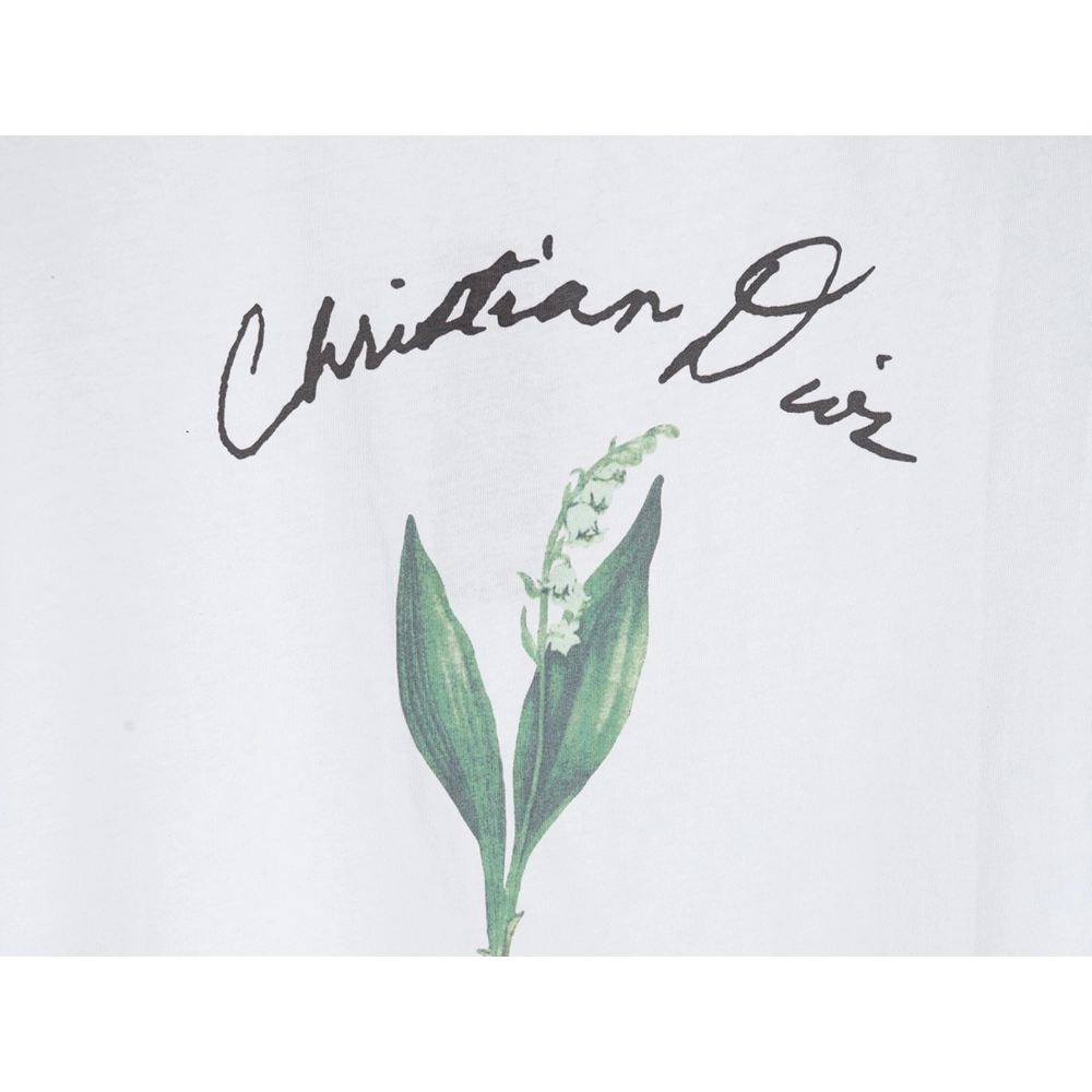 Dior floral pattern short-sleeved T-shirt,Dior