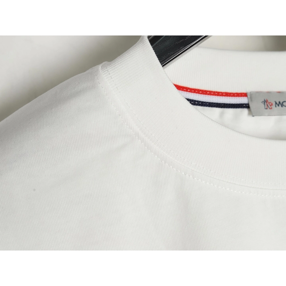 Moncler Towel Embroidered Signature Logo Short Sleeve T-shirt,Moncler