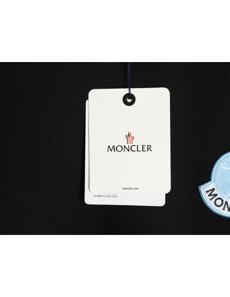 Moncler Towel Embroidered Signature Logo Short Sleeve T-shirt TSK1,Moncler