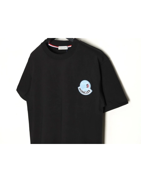 Moncler Towel Embroidered Signature Logo Short Sleeve T-shirt TSK1,Moncler