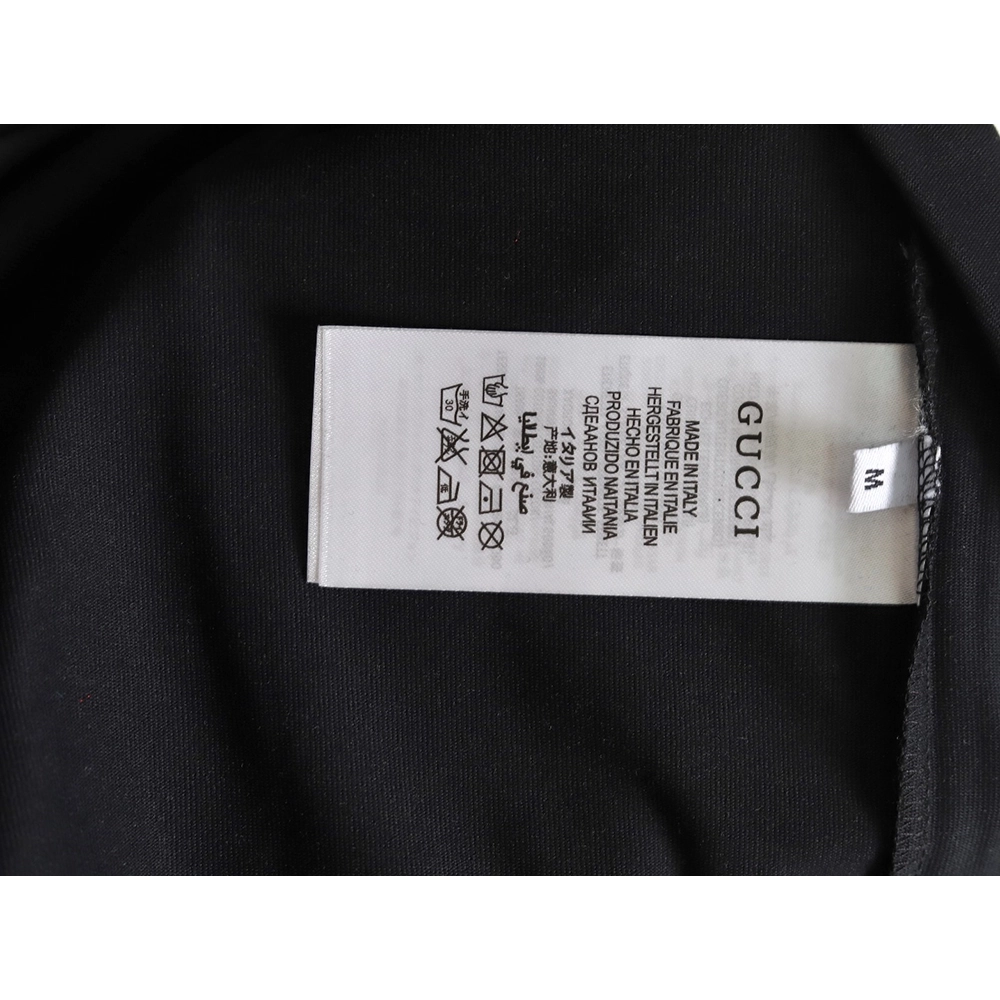 Gucci shoulder contrast logo tassel embroidered short sleeve T-shirt TSK1,Gucci