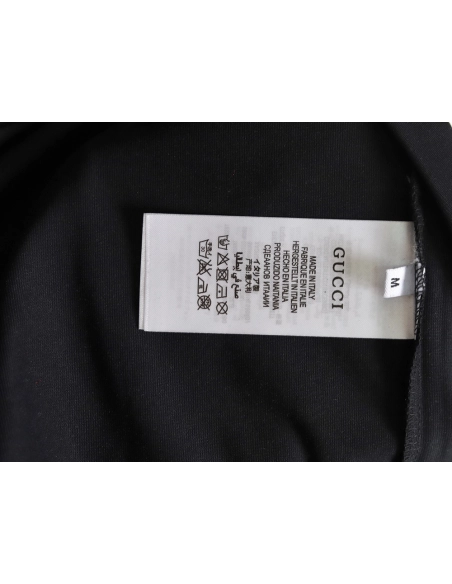 Gucci shoulder contrast logo tassel embroidered short sleeve T-shirt TSK1,Gucci