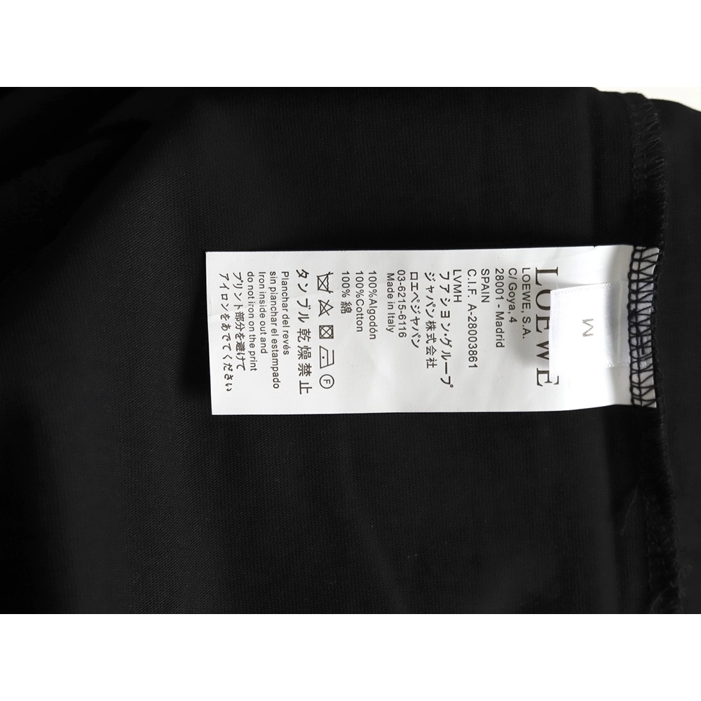 Loewe Colorful Tassel Embroidered Short Sleeve T-shirt TSK1,Loewe