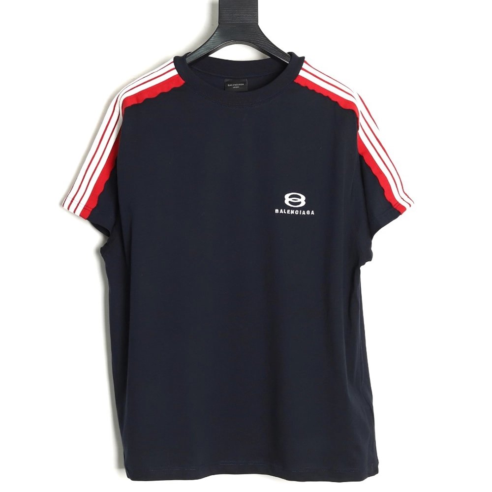Balenciaga Web embroidered short-sleeved T-shirt,Balenciaga
