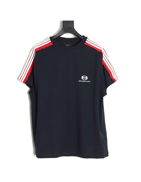Balenciaga Web embroidered short-sleeved T-shirt,Balenciaga