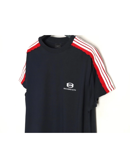Balenciaga Web embroidered short-sleeved T-shirt,Balenciaga