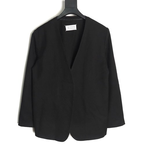 Maison Margiela collarless silhouette suit jacket,Maison Margiela