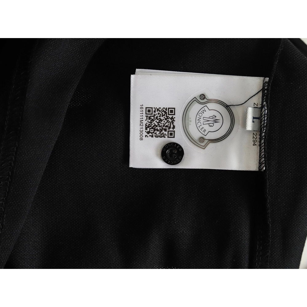 Moncler Chest Embroidered Logo Polo Short Sleeve TSK1,Moncler