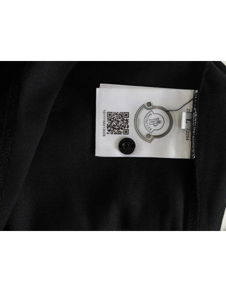 Moncler Chest Embroidered Logo Polo Short Sleeve TSK1,Moncler