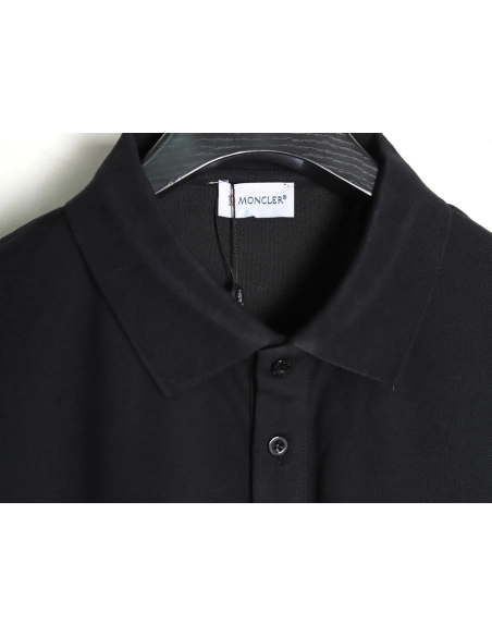 Moncler Chest Embroidered Logo Polo Short Sleeve TSK1,Moncler