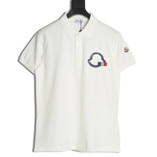 Moncler Chest Embroidered Logo Polo Short Sleeve,Moncler