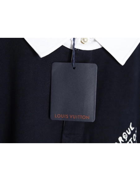 Louis Vuitton Colorblock Signature Polo Short Sleeve T-Shirt,Louis Vuitton