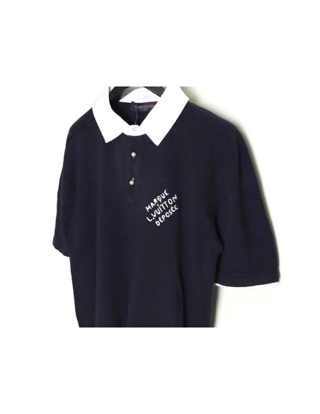 Louis Vuitton Colorblock Signature Polo Short Sleeve T-Shirt,Louis Vuitton
