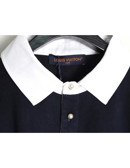 Louis Vuitton Colorblock Signature Polo Short Sleeve T-Shirt,Louis Vuitton