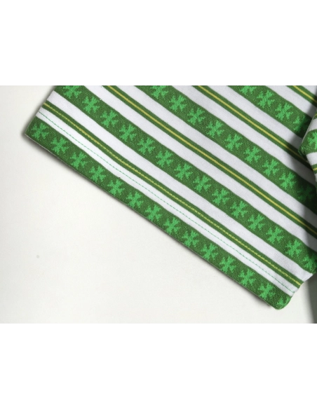 Chrome Hearts Striped Cross Short Sleeve T-Shirt TSK1,Chrome Hearts