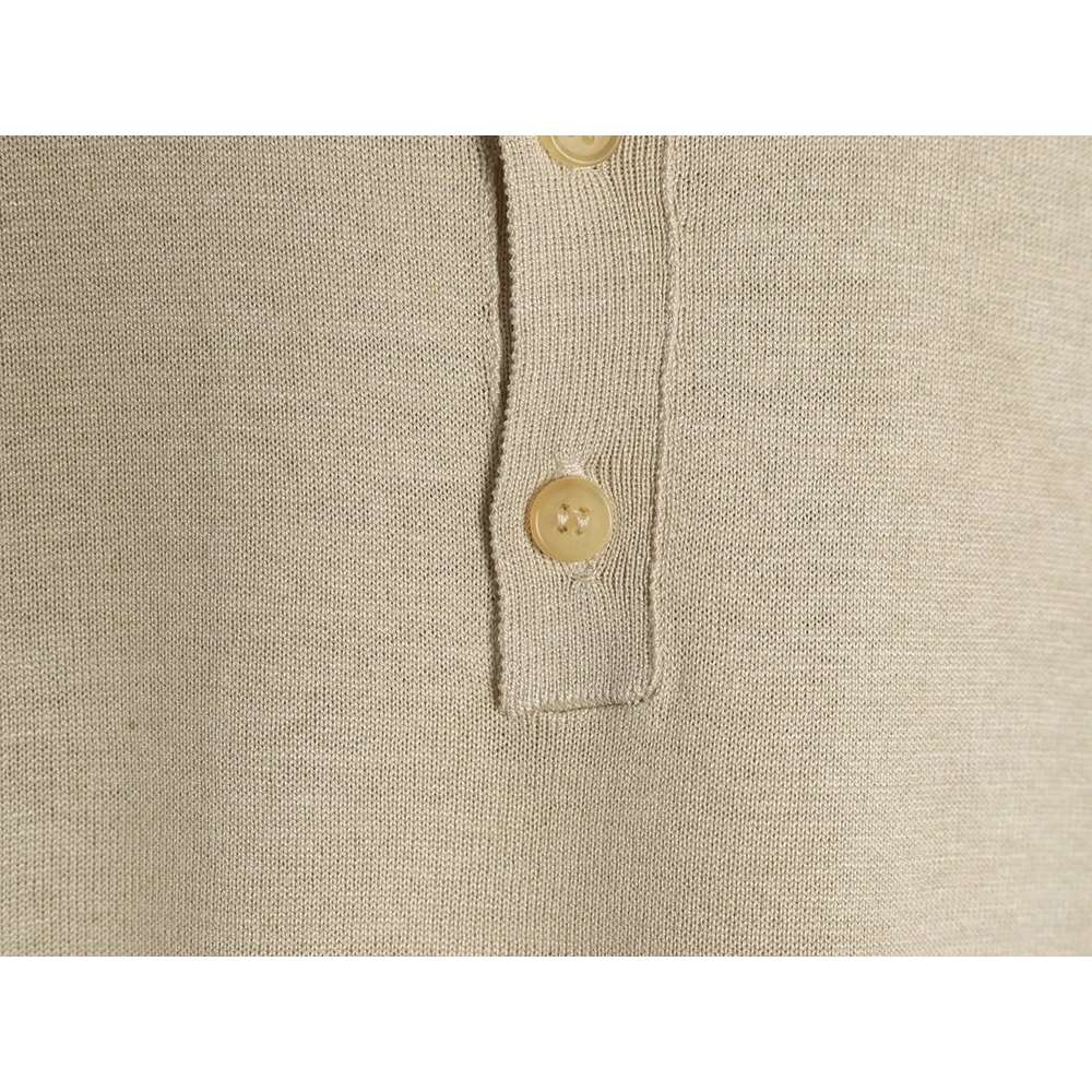 Loro Piana Henley Collar Short Sleeve T-Shirt,Loro Piana