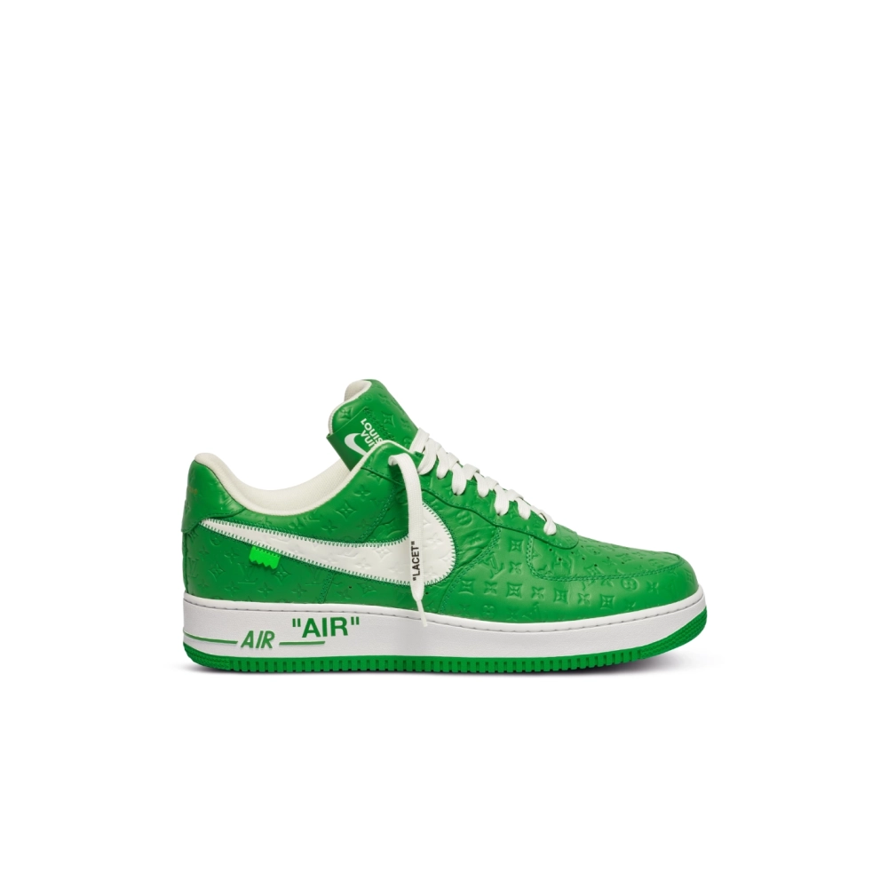 Louis Vuitton x Air Force 1 Low Green Friends &amp; Family,NIKE AIR FORCE