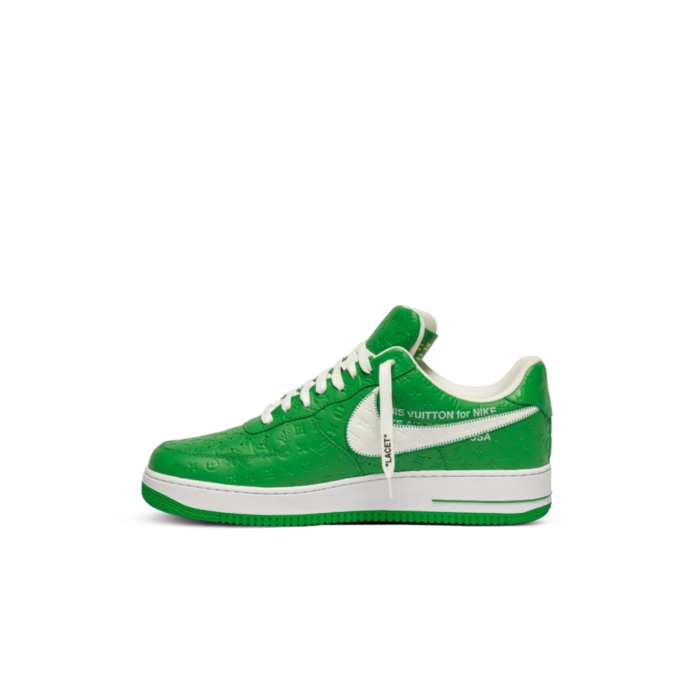 Louis Vuitton x Air Force 1 Low Green Friends &amp; Family,NIKE AIR FORCE