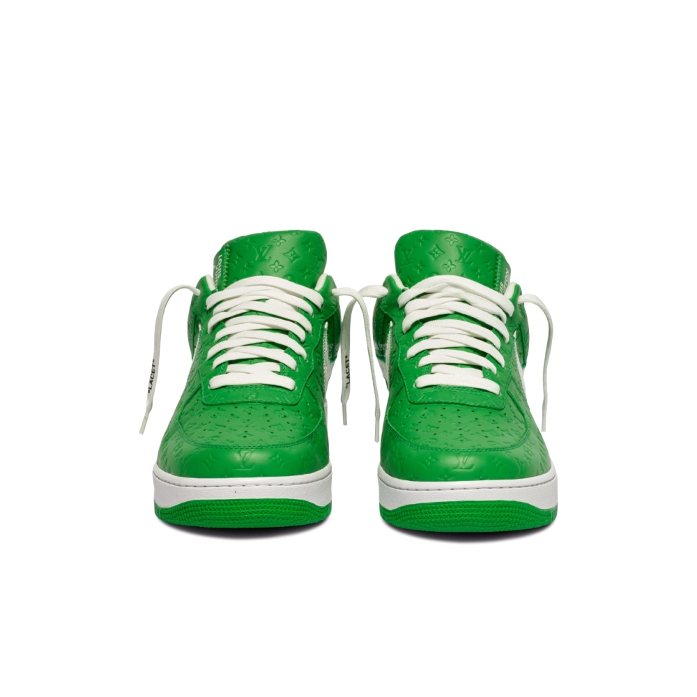 Louis Vuitton x Air Force 1 Low Green Friends &amp; Family,NIKE AIR FORCE