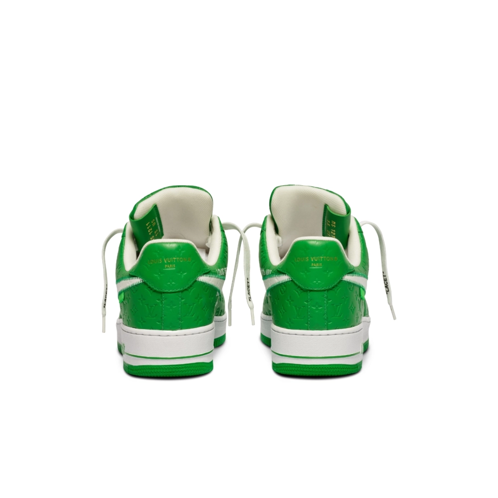 Louis Vuitton x Air Force 1 Low Green Friends &amp; Family,NIKE AIR FORCE