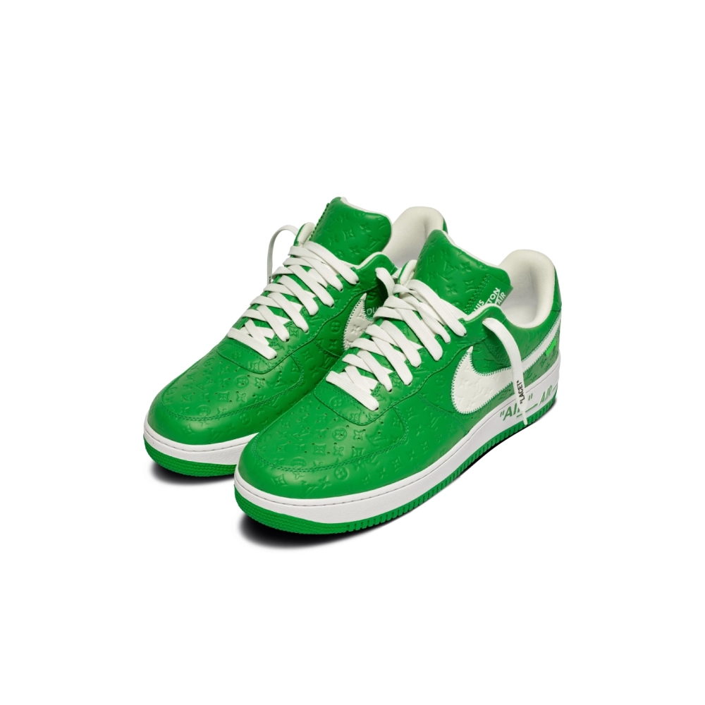 Louis Vuitton x Air Force 1 Low Green Friends &amp; Family,NIKE AIR FORCE