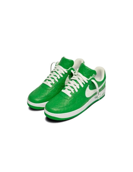 Louis Vuitton x Air Force 1 Low Green Friends &amp; Family,NIKE AIR FORCE