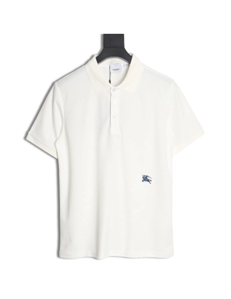 Burberry Waist Embroidered Warhorse Polo Short Sleeve T-Shirt,Burberry