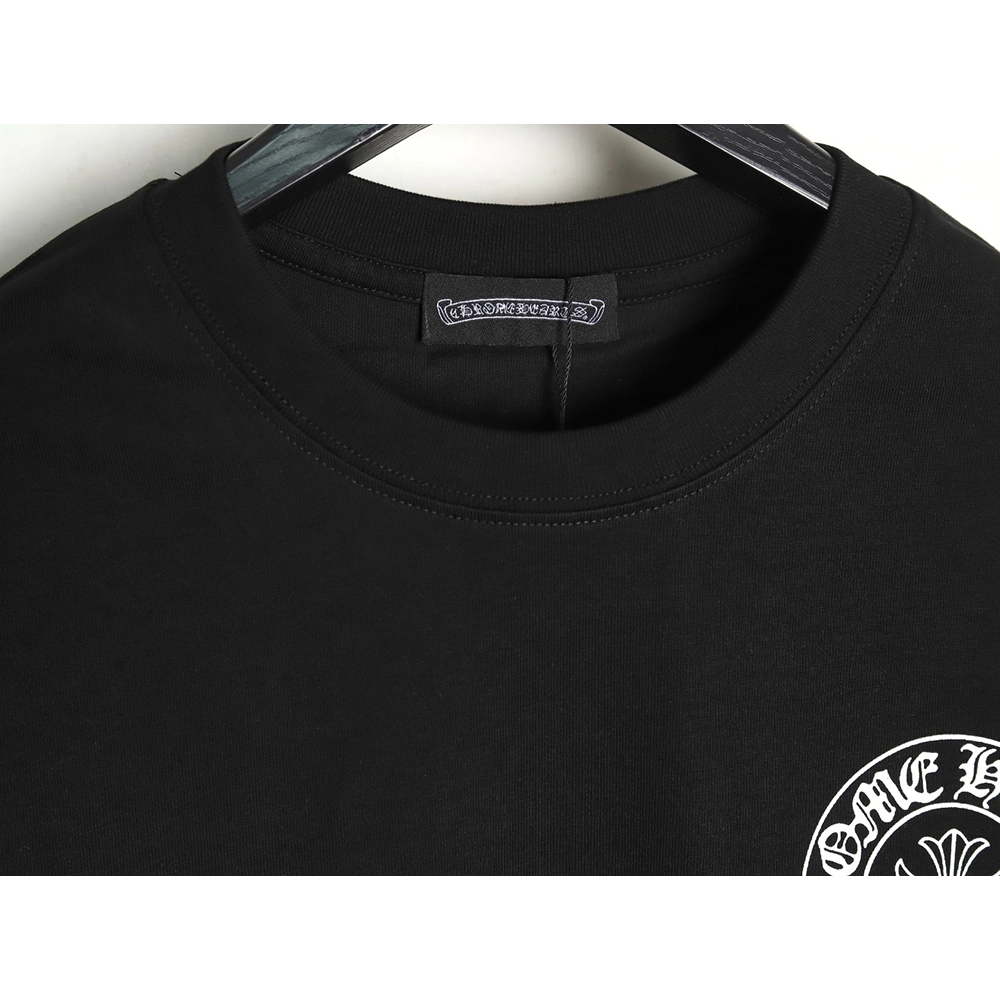 Chrome Hearts ink-dyed horseshoe print short sleeves TSK1,Chrome Hearts