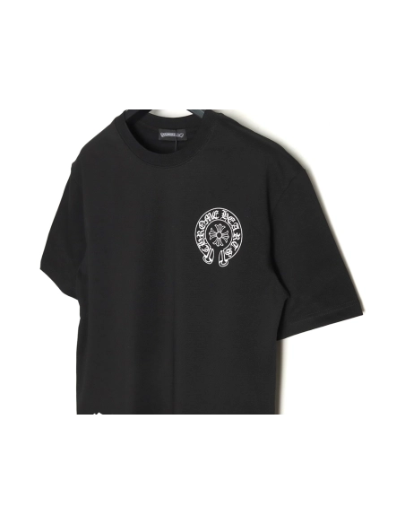 Chrome Hearts ink-dyed horseshoe print short sleeves TSK1,Chrome Hearts